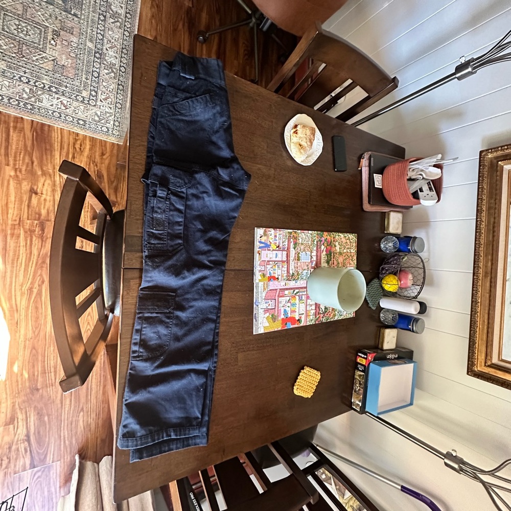 Navy Blue Cargo Pants